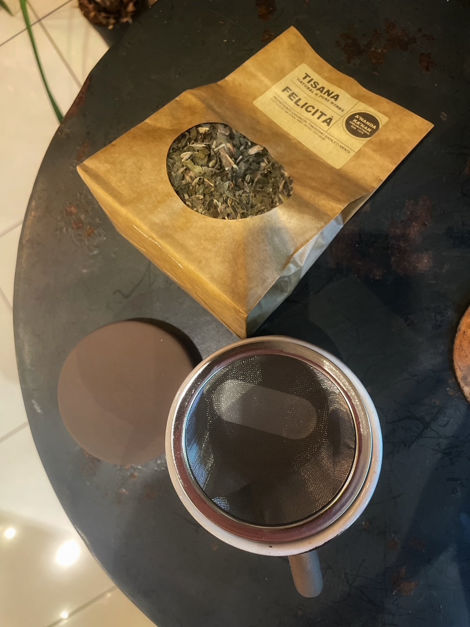 TISANA FELICITÀ + TAZZA ARGILLA