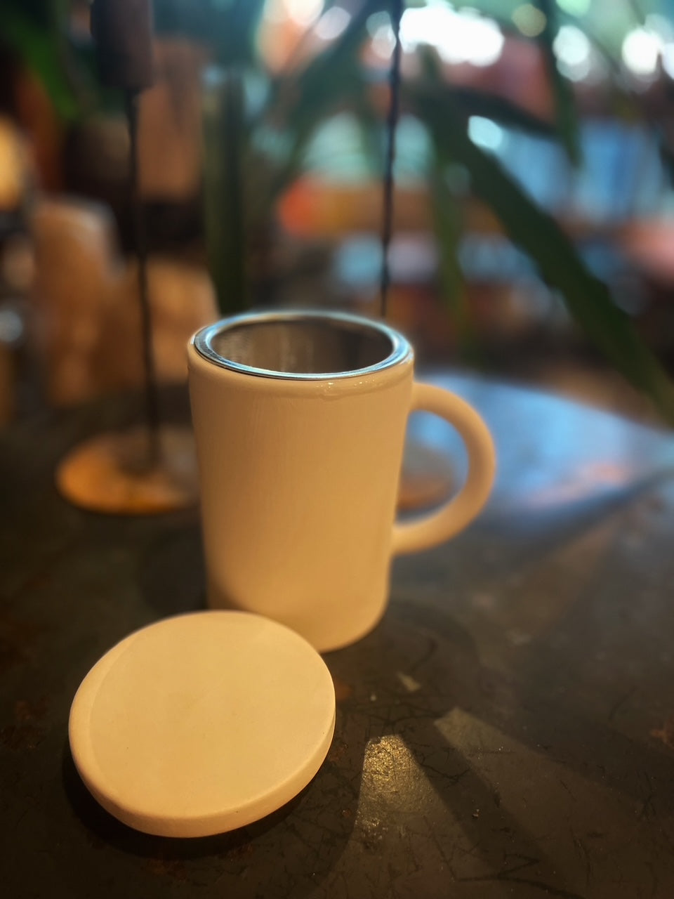 TISANA FELICITÀ + TAZZA ARGILLA BIANCO