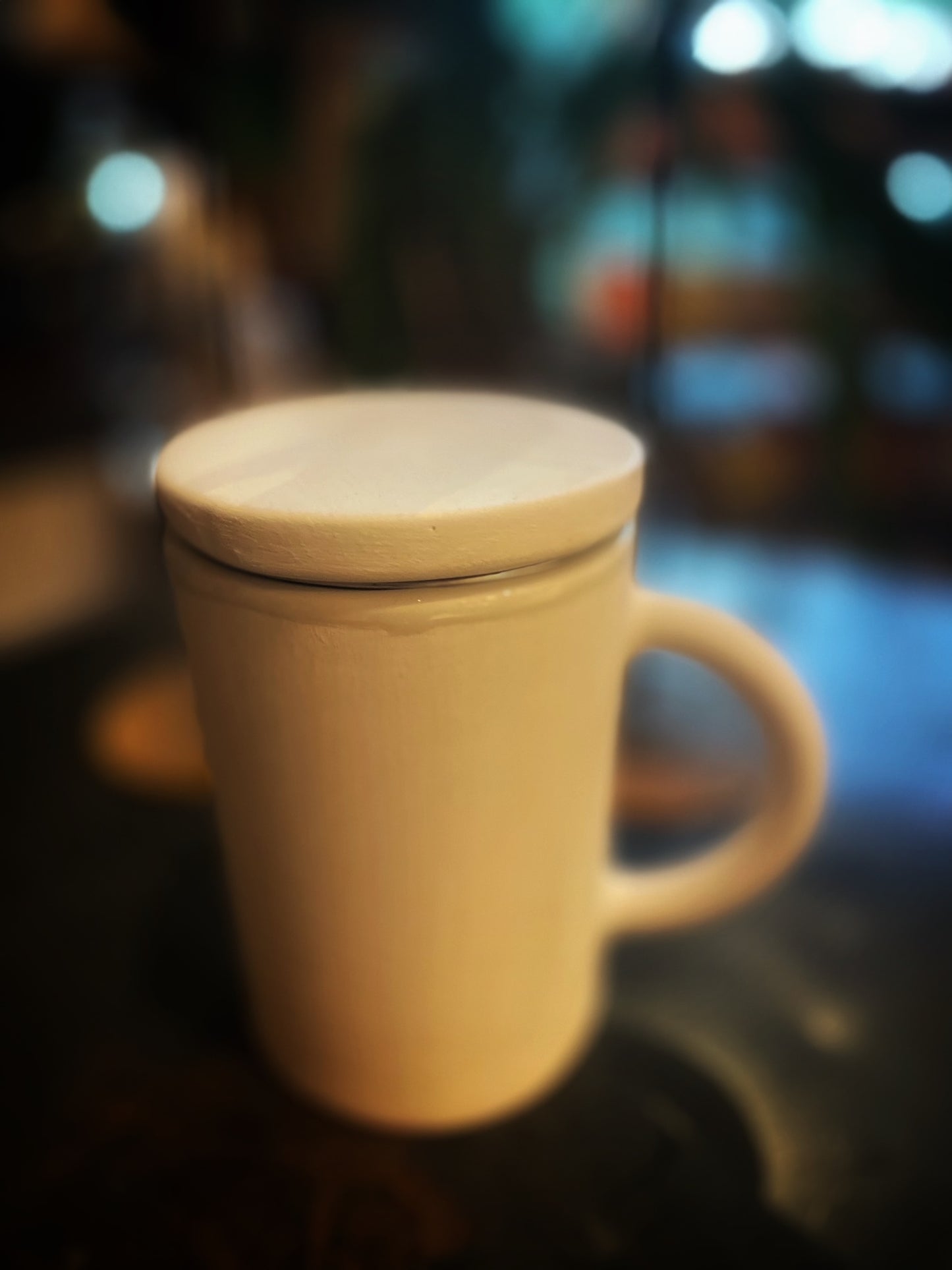 TISANA FELICITÀ + TAZZA ARGILLA BIANCO